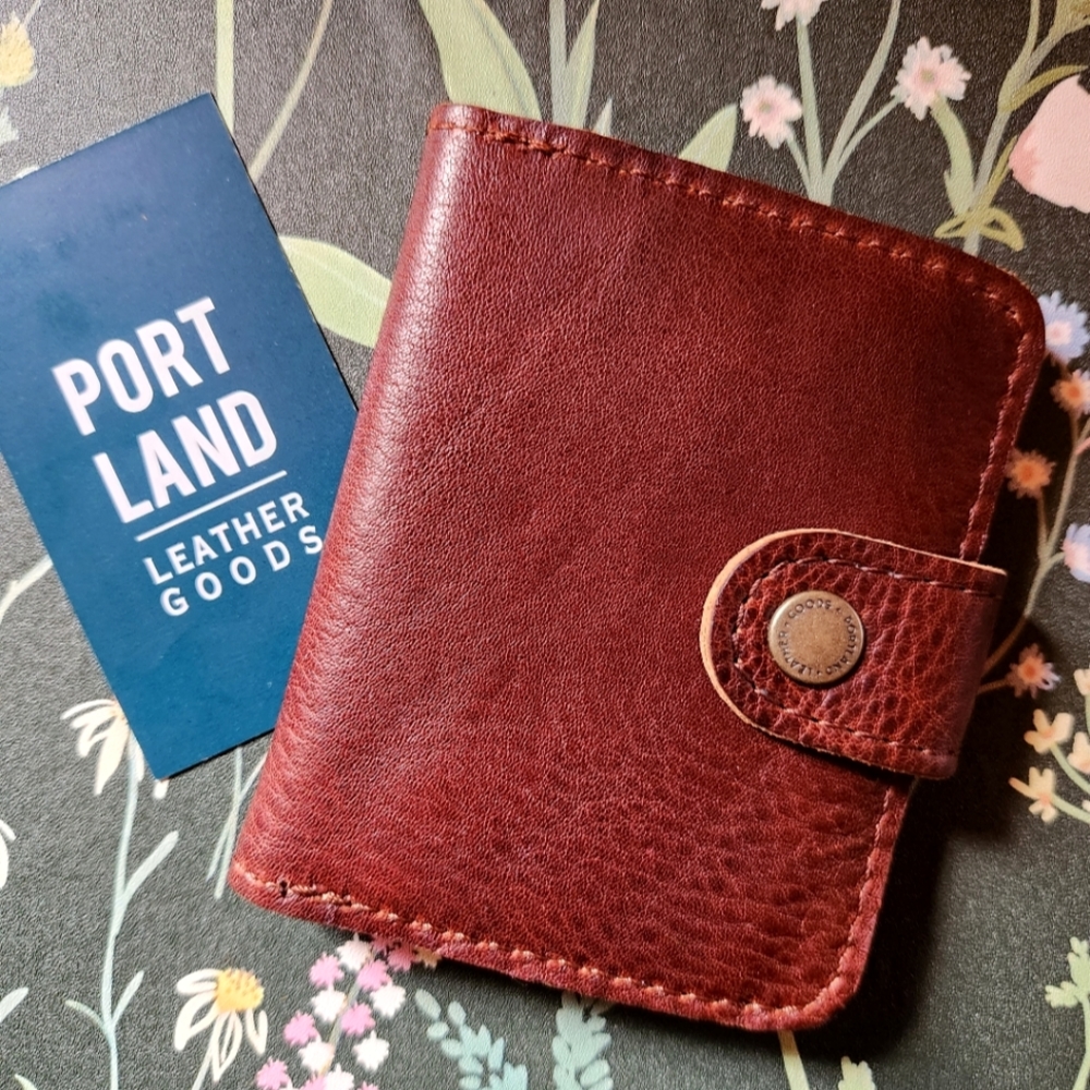 Portland Leather Goods Nutmeg Mini Bifold Wallet
